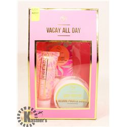 NEW VACAY ALL DAY 3PC BODY CARE GIFT SET