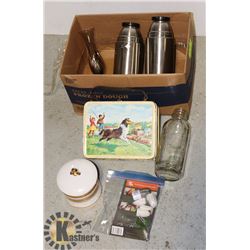 BOX OF ASSORTED COLLECTIBLE ITEMS