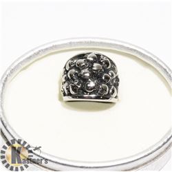 NEW MEN'S STEEL RING WITH MULTIPLE SKULL