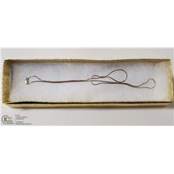 SILVER SERPENTINE NECKLACE 18 INCH