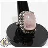 Image 1 : #114-ROSE QUARTZ RING SIZE 9
