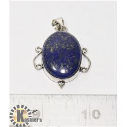 #117-BLUE LAPIZ LAZULI PENDANT