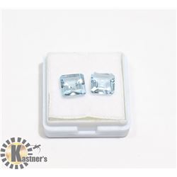 #47-SKY BLUE TOPAZ GEMSTONE SQUARE 5.5ct