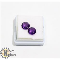 #30-PURPLE AMETHYST GEMSTONE ROUND 3.5ct