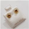 Image 2 : 10K YELLOW GOLD CITRINE 2IN1(0.6CT)  EARRINGS