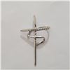 Image 1 : SILVER CROSS CZ PENDANT