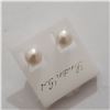 Image 2 : SILVER FRESH WATER PEARL EARRINGS