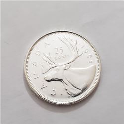 SILVER CANADIAN 25CENT COIN
