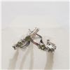 Image 1 : SILVER NATURAL PERIDOT EARRINGS
