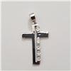 Image 2 : SILVER CZ CROSS  PENDANT