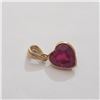 Image 1 : 14K YELLOW GOLD RUBY(2.4CT)  PENDANT