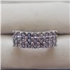 Image 1 : SILVER TANZANITE(2CT) RING (~SIZE 6.75)