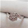 Image 2 : SILVER 7 DIAMOND  RING (~SIZE 7)