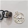 Image 2 : SILVER LOT OF 2  PENDANTS