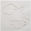 Image 2 : SILVER 20" NECKLACE