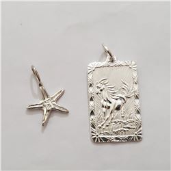 SILVER LOTS OF 2  PENDANT