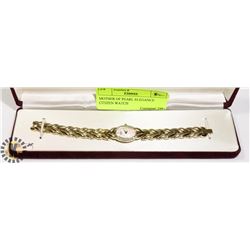 MOTHER OF PEARL ELEGANCE CITIZEN WATCH
