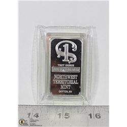 NORTHWEST TERRITORIAL MINT 1 TROY OUNCE SILVER BAR