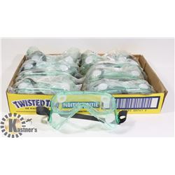 FLAT OF SAFETY GOGGLES