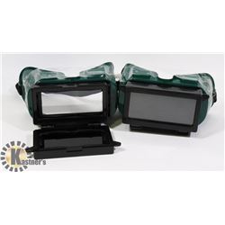 TWO WELDING GOGGLES