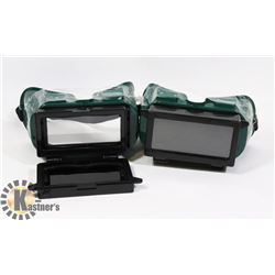 TWO WELDING GOGGLES