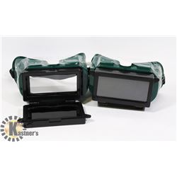 TWO WELDING GOGGLES