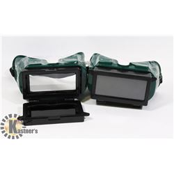 TWO WELDING GOGGLES