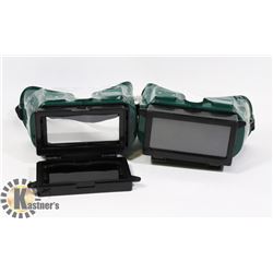 TWO WELDING GOGGLES