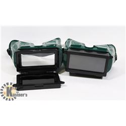 TWO WELDING GOGGLES