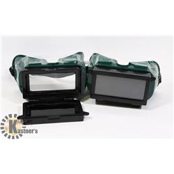 TWO WELDING GOGGLES