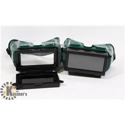 TWO WELDING GOGGLES