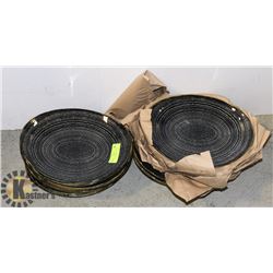 LOT OF 25 DECORATIVE OVAL PLATES