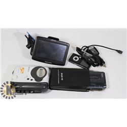 FLAT OF SANYO VOICE RECORDER,GPS AND SONY WALKMAN