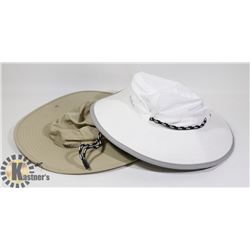 LOT OF 2 EDDIE BAUER STORM WATERPROOF SOMBRERO