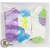 Image 1 : 9PK LADIES ANKLE SOCKS