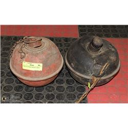 PAIR OF ANTIQUE ROAD FLARES