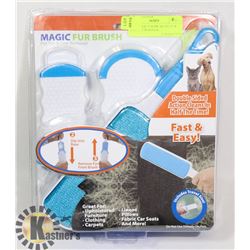 NEW MAGIC FUR BRUSH, PET FUR AND LINT REMOVER