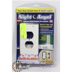 NEW NIGHT ANGEL LIGHTED WALL OUTLET COVER PLATE