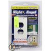 Image 1 : NEW NIGHT ANGEL LIGHTED WALL OUTLET COVER PLATE