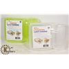 Image 1 : LOT OF TWO NEW 2 COMPARTMENT LUNCH CONTAINERS