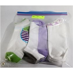 9PK LADIES ANKLE SOCKS