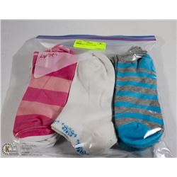 9PK LADIES ANKLE SOCKS