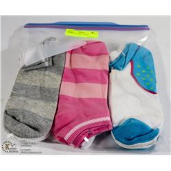 9PK LADIES ANKLE SOCKS