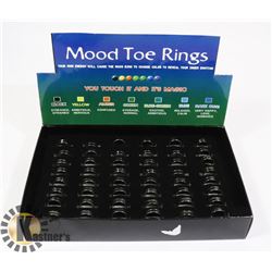 RETAIL DISPLAY OF MOOD RINGS