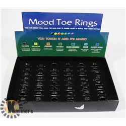 RETAIL DISPLAY OF MOOD RINGS
