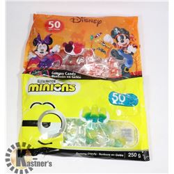 BAG OF 50 DISNEY GUMMY CANDY SOLD WITH BAG OF 50