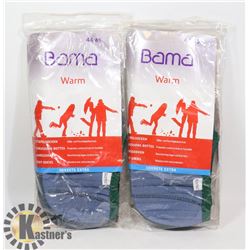 BAMA WARM BOOT SOCKS SIZE 10/11