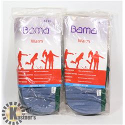BAMA WARM BOOT SOCKS SIZE 10/11