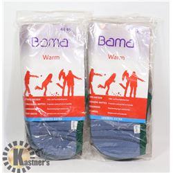 BAMA WARM BOOT SOCKS SIZE 10/11
