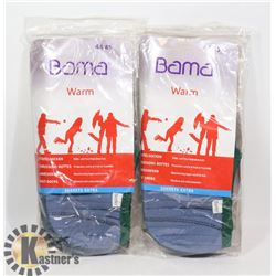 BAMA WARM BOOT SOCKS SIZE 10/11
